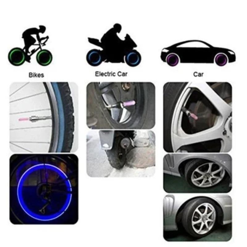 📢📢50% OFF !! ⏰Turn Heads & Stay Safe – Weatherproof LED Tyre Lights with Long Battery Life. Free UK Delivery