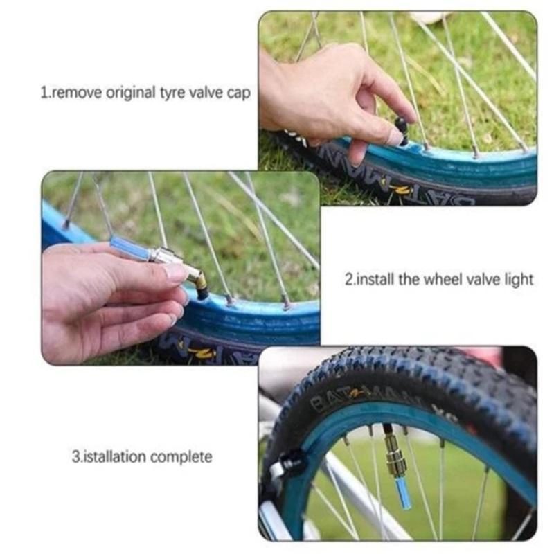 📢📢50% OFF !! ⏰Turn Heads & Stay Safe – Weatherproof LED Tyre Lights with Long Battery Life. Free UK Delivery