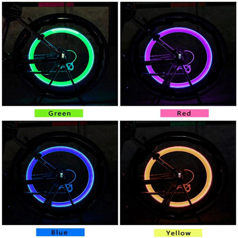 📢📢50% OFF !! ⏰Turn Heads & Stay Safe – Weatherproof LED Tyre Lights with Long Battery Life. Free UK Delivery