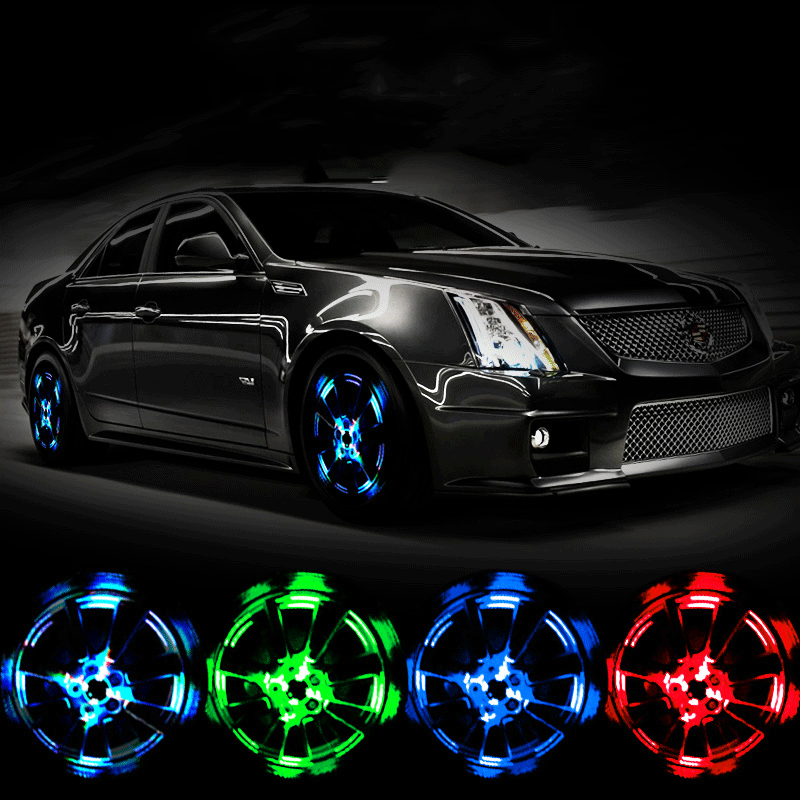 📢📢50% OFF !! ⏰Turn Heads & Stay Safe – Weatherproof LED Tyre Lights with Long Battery Life. Free UK Delivery