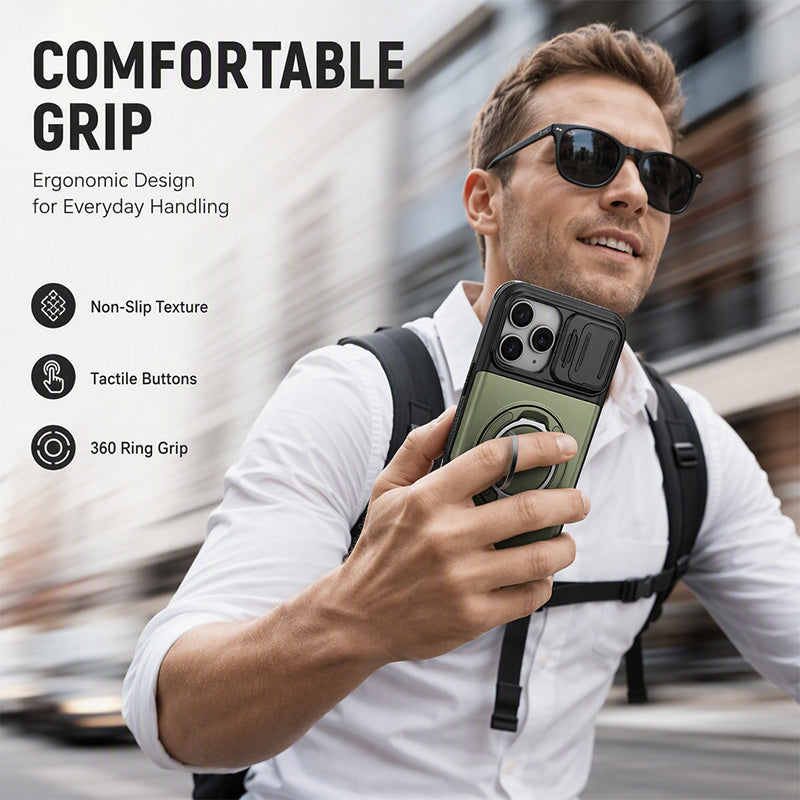 2-in-1 Shockproof IPhone Case with Card Holder