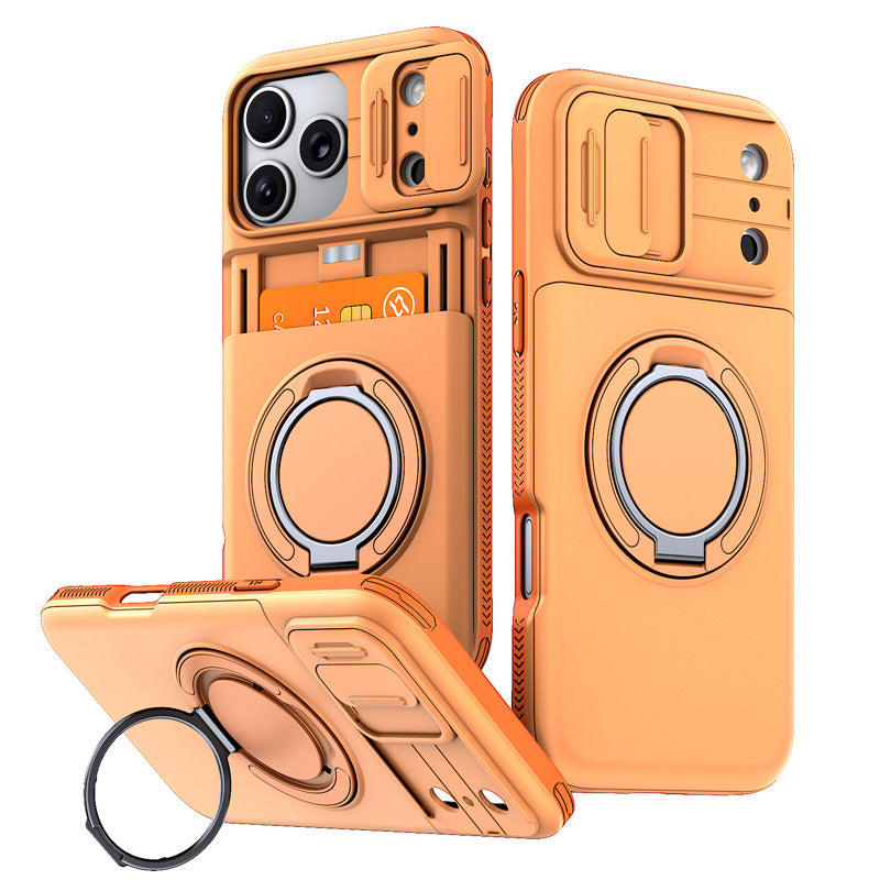 2-in-1 Shockproof IPhone Case with Card Holder