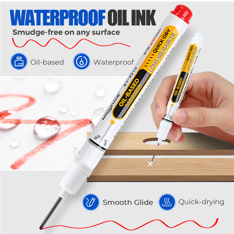 ✨NOW JUST £0.9 Each🔥Precision Tip Quick-Dry Oil-Based Marker Pen