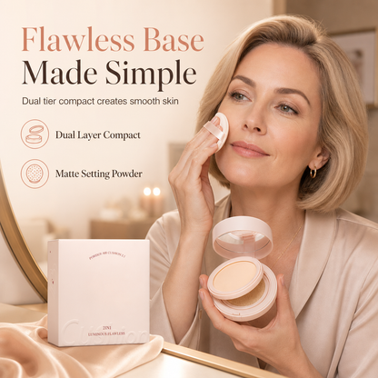 2-in-1 Luminous Flawless Air Cushion BB Cream and Pressed Powder