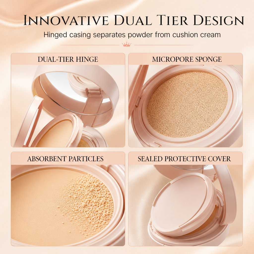 2-in-1 Luminous Flawless Air Cushion BB Cream and Pressed Powder