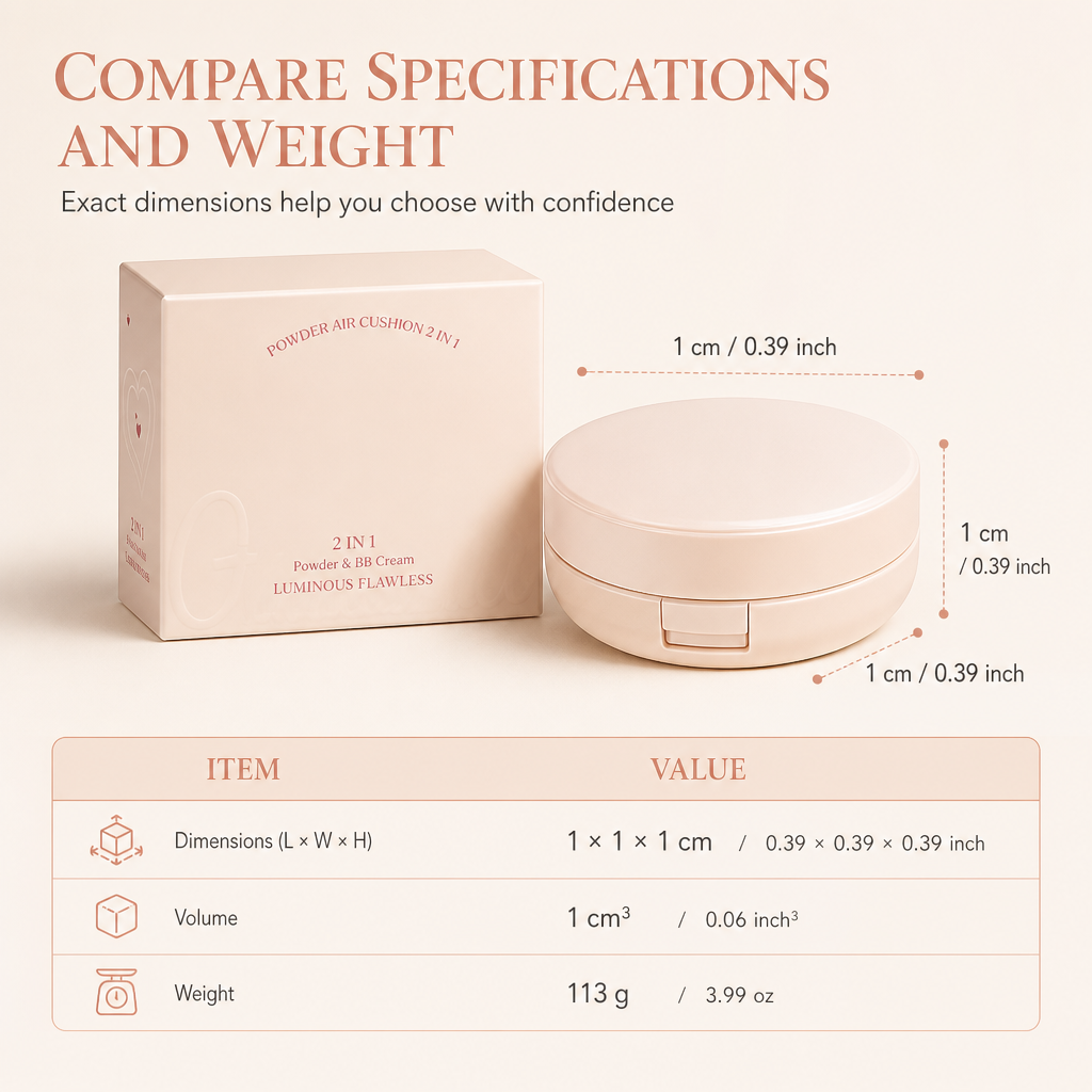 2-in-1 Luminous Flawless Air Cushion BB Cream and Pressed Powder